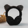 Kids Lovely Cat Winter Earmuffs Soft Plush Ear Warmers with