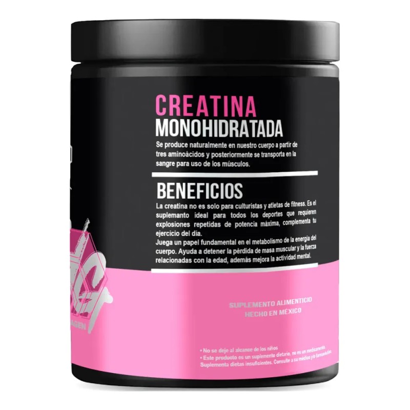 Creatina Monohidratada De 500g Heragen 100 Servis En Polvo