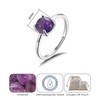 Philip Jones Amethyst Adjustable Ring