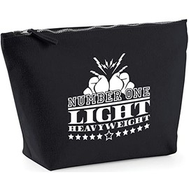 Hippowarehouse Number One Light Heavyweight printed make up cosmetic wash bag 18x19x9cm