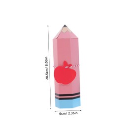 SEWACC 12sets Creative Pencil Shaped Candy Boxes for Versatile Treat Holders with Cards for Back to School Events and Classroom Parties