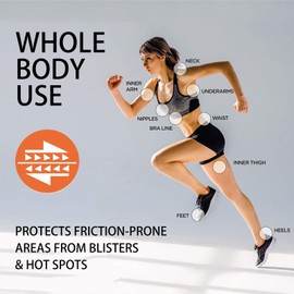 Anti Chafe Stick - Anti Chafing Cream - Anti Chafe Balm - Glide Anti Chafing Stick - Thigh Anti Chafe Stick - Running Chafe Stick for Heel, Lower Arm, Thigh Legs, Skin Protection