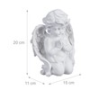 Relaxdays Praying Grave Angel, Artificial Stone, Weather, Frost & UV