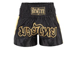 Benlee Herren Thaibox-Hose Goldy Black/Gold XXL
