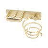 Hair Dryer Holder Hair Straightener Storage Bracket Rack Space Aluminum