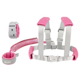 Blisstime 2 in 1 Toddler Leash - Anti Lost Wrist Link for Toddlers - Toddler Harness, Baby Leash, Leash for Toddlers, Wrist Leashes, Child Leashes for Toddlers, Not Easy to Open Without Key