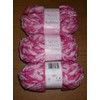Bernat Ruffelina Yarn, Lot of 3 Skeins, 3.5 oz, 43