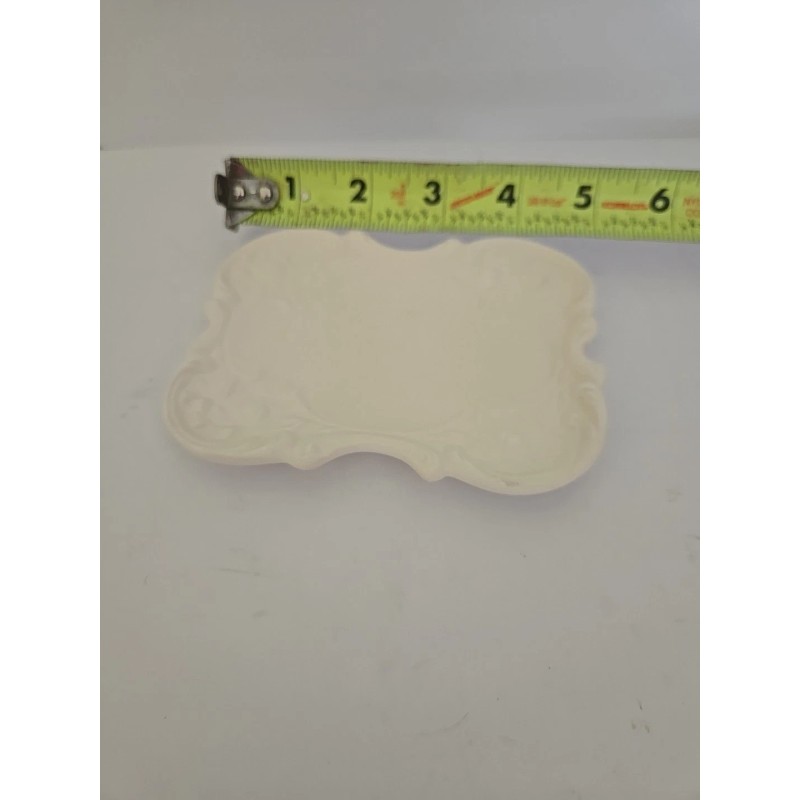 unfinished ceramic soap dish vintage