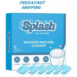 Generic Splash Spotless Washing Machine Cleaner for HE Front Load & Top Load Washers