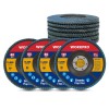 WORKPRO 10PC Flap Disc 40/60/80/120Gr