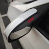 POWADDA Car Rear View Mirror Sticker Rain Eyebrow 2 Pcs