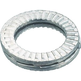 Case Sale TRUSCO B796-0004 Nord-Lock Washers, Stainless Steel, Size NL4 (M4), 3 Pieces x 10 Packs