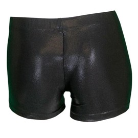 LUOUSE - Pantalones cortos de gimnasia para niñas, para niños pequeños, 00 1 Pieza Negro, 12-13 Años