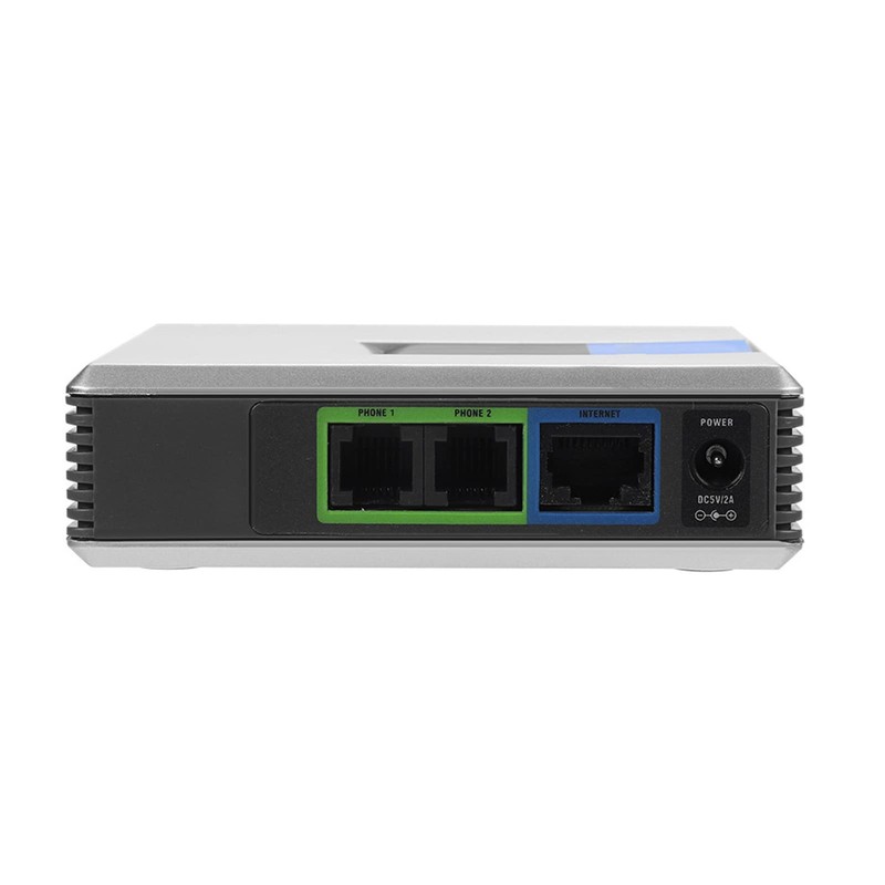 VoIP Gateway Internet, Internet Telephone Adapter Telephone 2 Ports Adapter