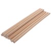 Gadpiparty 10pcs DIY Drumstick Craft Wood Sticks Natural Wood Rods
