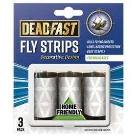 Deadfast 20300609 Decorative Fly Strips - 3 Pack,Blue