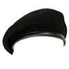 The Regimental Shop Black Military Beret 58 (7 1/8) /