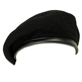 The Regimental Shop Black Military Beret 58 (7 1/8) / Black