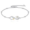 POPLYKE Capybara Bracelet for Women Sterling Silver Infinity Bracelet Capybara