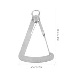 Triangle Caliper Thickness Caliper Gauge Inner Measuring Gauge Jewelry Vernier Caliper Stainless Steel Inner Caliper Internal Measuring Tool Inner Diameter Measuring Jewelry Thickness Measuring Tool