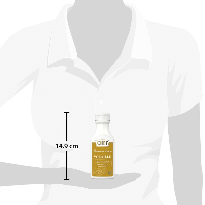 CHEF Liquid Concentrate Poultry, Taste Boost for Savoury Meat Dishes,