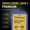 Intenso Premium SDHC UHS-I 16GB Class 10 Memory Card Blue