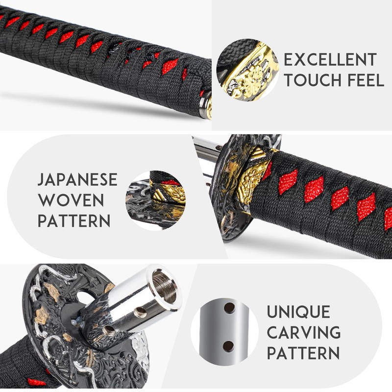 HTRACING Katana Gear Shift Knob Samurai Sword Shifter Knob Universal