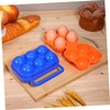 Operitacx Pack of 2 Egg Storage Boxes Practical Labels Portable