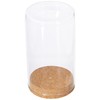 RAYHER 56612000 Glass Jar with Cork Lid Diameter 9.5 cm