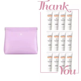 IOPE 시그니처 라벤더 파우치 & 아이오페 선프로텍터 120ml (10ml 12개) 세트 Signature Lavender Pouch & IOPE Sun Protector 120ml (10ml x 12) Set
