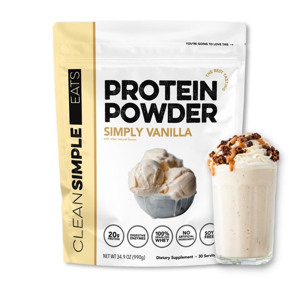 Clean Simple Eats Clean Simple Eats Simply Vanilla Whey Protein