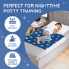Potty training bed pad with tucks, mattress protector for 100%