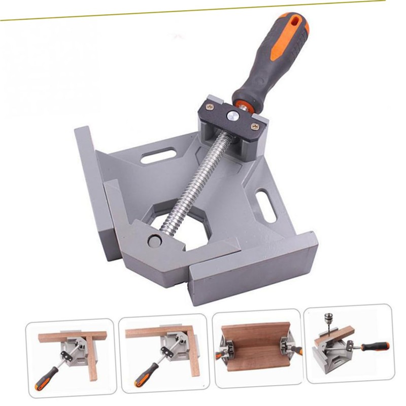 SHINEOFI 1PC Right Angle Clamp Multi Function Single Handle Woodworking
