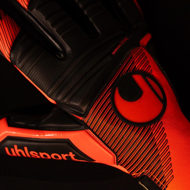 uhlsport Game Soccer GK Keeper Gloves Megnan Absolute Grip Half
