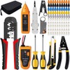 LEATBUY Crimper Set RJ45 Crimp LAN Ethernet CAT5 CAT6 Crimping