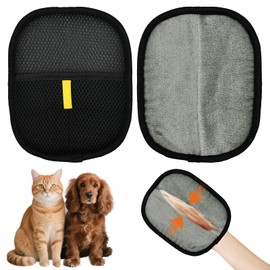 Huucozn 2pcs Fur Magnetic Glove Pet Hair Remover Glove Fur Magnet Hair Removal Glove Cats Dogs Antistatic Pet Hair Remover Glove Fur Glove for Pets