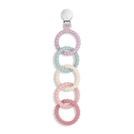 Ryan & Rose Cutie Clinks Attachable Teether Chew Toy for Babies (Blossom)