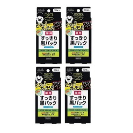 Kose Softymo Men's Medicated Nose Clean Pack (Blackhead Removing Strips), 10-sheet Pack [Quasi Drug]