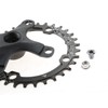 Etermeta Bicycle Crankset BCD104mm Aluminum Alloy Crank Road Bike Mountain