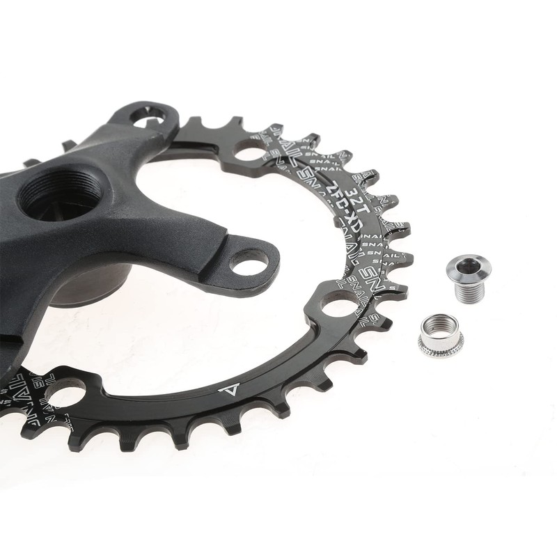 Etermeta Bicycle Crankset BCD104mm Aluminum Alloy Crank Road Bike Mountain