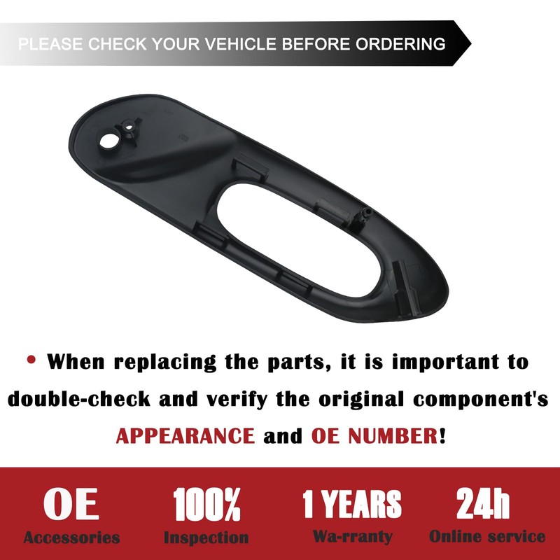 TQPONLY Driver Side Power Seat Switch Panel Bezel Compatible with