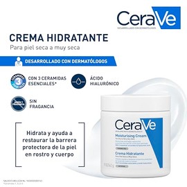 CeraVe Crema Hidratante en Tarro Piel Seca a muy Seca 542g | 19oz
