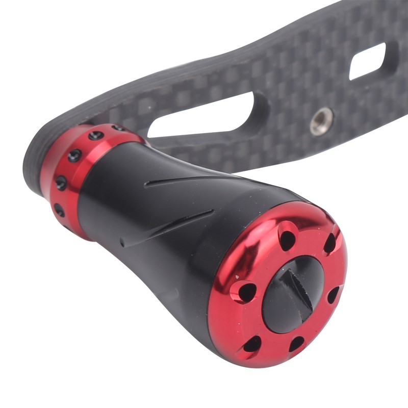 85MM Fishing Reel Handle Grip Carbon Metal Baitcasting Reel Left