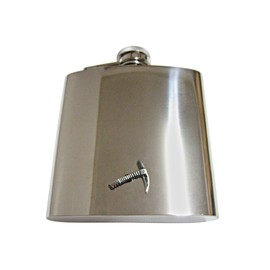 Kiola Designs Mountain Climber Ice Axe 6 Oz. Stainless Steel Flask