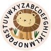 Lacomfy Kids Play Rug 5.2Ft Large Round Rug ABC Lion