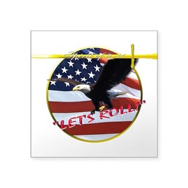 CafePress Lets Roll Square Sticker 3 X 3 Square Bumper Sticker Car Decal