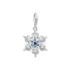 Thomas Sabo Snowflake Pendant, Sterling Silver, No Gemstone