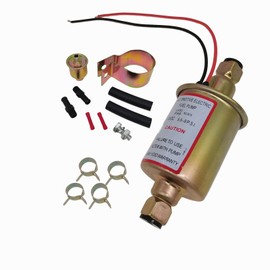 E8012S Universal 12V Electric Fuel Pump 5.5-9 PSI For All 12 Volt Cars, Trucks, Boats & Generators FD0002, P60430, EP12S, 6414671