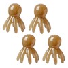 SAFIGLE 4pcs Octopus Scalp Massage Comb Durable Abs Hair Care