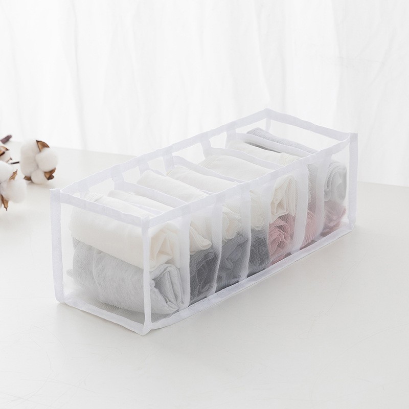 Closet Organizer Underwear Socks – Drawer Divider Storage Box, Foldable